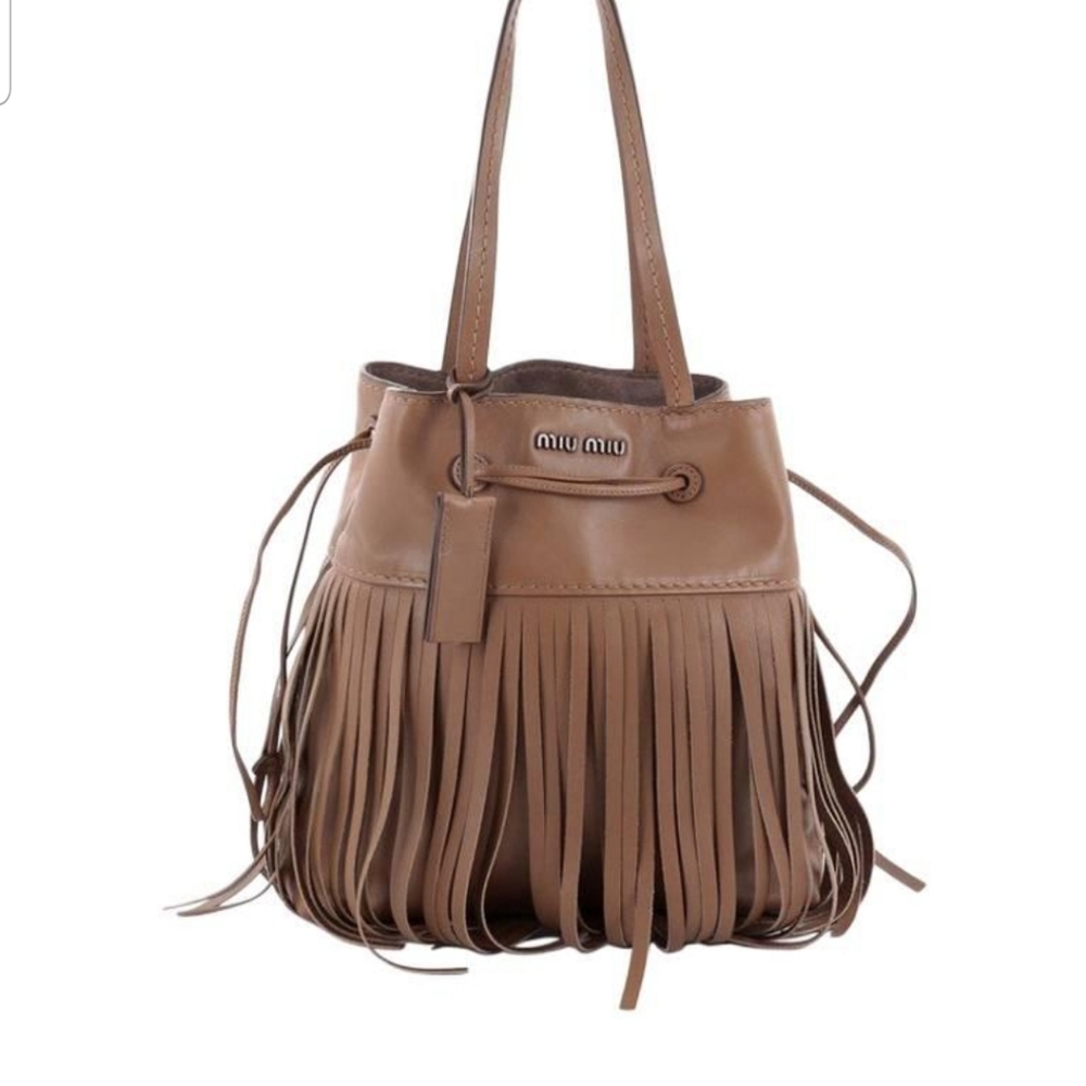 ✨ HOST PICK  ✨Authentic Miu Miu Fringe Bag